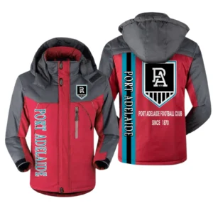Port Adelaide Fans Gift Outdoor Charging Suit, All Over Print Suit For Sport Fan AFL152080225129 - Red