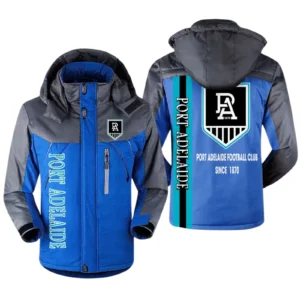 Port Adelaide Fans Gift Outdoor Charging Suit, All Over Print Suit For Sport Fan AFL152080225129 - Blue