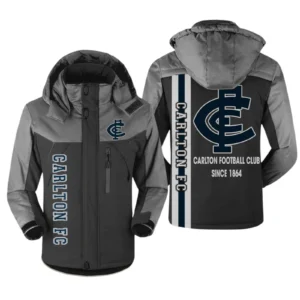 Carlton Fans Gift Outdoor Charging Suit, All Over Print Suit For Sport Fan AFL152080225131 - Black