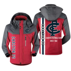 Carlton Fans Gift Outdoor Charging Suit, All Over Print Suit For Sport Fan AFL152080225131 - Red