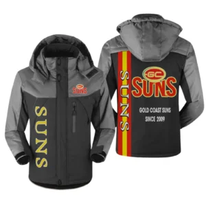 Gold Coast Suns Fans Gift Outdoor Charging Suit, All Over Print Suit For Sport Fan AFL152080225137 - Black