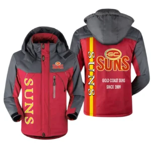 Gold Coast Suns Fans Gift Outdoor Charging Suit, All Over Print Suit For Sport Fan AFL152080225137 - Red