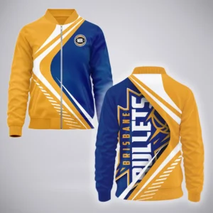 Brisbane Bullets Bomber Jacket  NBL 2025 For Fan Brisbane Bullets HVN1190BB080125BOB