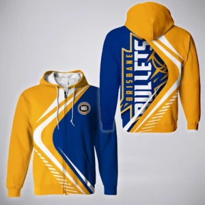 Brisbane Bullets Zipper Hoodie  NBL 2025 For Fan Brisbane Bullets HVN1190BB080125ZHD
