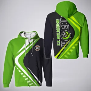 S.E. Melbourne Phoenix Zipper Hoodie  NBL 2025 For Fan S.E. Melbourne Phoenix HVN1190SP080125ZHD