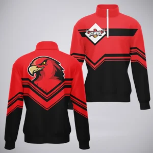 Illawarra Hawks Quarter-Zip Sweatshirt  NBL 2025 For Fan Illawarra Hawks HVN1191IH080125QZ