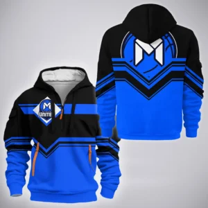 Melbourne United Hoodie Half Zipper  NBL 2025 For Fan Melbourne United HVN1191MU080125HODZ