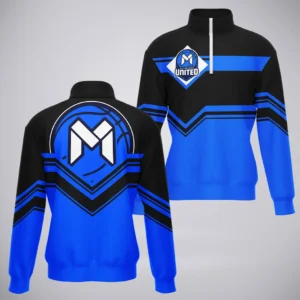 Melbourne United Quarter-Zip Sweatshirt  NBL 2025 For Fan Melbourne United HVN1191MU080125QZ