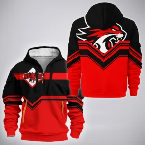 Perth Wildcats Hoodie Half Zipper  NBL 2025 For Fan Perth Wildcats HVN1191PW080125HODZ