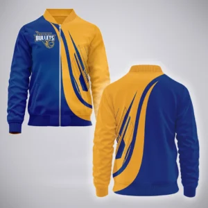Brisbane Bullets Bomber Jacket  NBL 2025 For Fan Brisbane Bullets HVN1192BB080125BOB