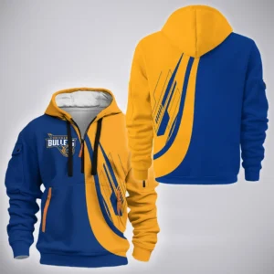 Brisbane Bullets Hoodie Half Zipper  NBL 2025 For Fan Brisbane Bullets HVN1192BB080125HODZ