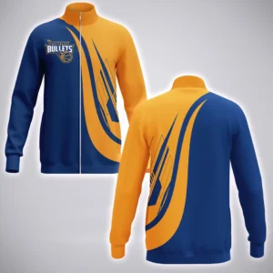 Brisbane Bullets Stand Collar Jacket  NBL 2025 For Fan Brisbane Bullets HVN1192BB080125SCJ