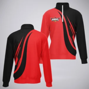Illawarra Hawks Quarter-Zip Sweatshirt  NBL 2025 For Fan Illawarra Hawks HVN1192IH080125QZ
