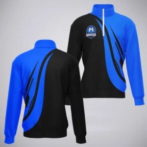 Melbourne United Quarter-Zip Sweatshirt  NBL 2025 For Fan Melbourne United HVN1192MU080125QZ