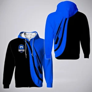 Melbourne United Zipper Hoodie  NBL 2025 For Fan Melbourne United HVN1192MU080125ZHD