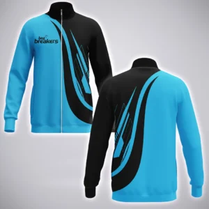 New Zealand Breakers Stand Collar Jacket  NBL 2025 For Fan New Zealand Breakers HVN1192NB080125SCJ