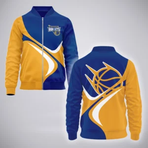 Brisbane Bullets Bomber Jacket  NBL 2025 For Fan Brisbane Bullets HVN1194BB080225BOB