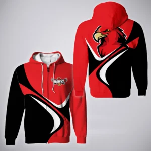Illawarra Hawks Zipper Hoodie  NBL 2025 For Fan Illawarra Hawks HVN1194IH080225ZHD