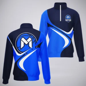 Melbourne United Quarter-Zip Sweatshirt  NBL 2025 For Fan Melbourne United HVN1194MU080225QZ