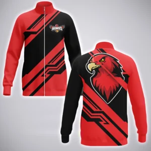 Illawarra Hawks Stand Collar Jacket  NBL 2025 For Fan Illawarra Hawks HVN1195IH080225SCJ