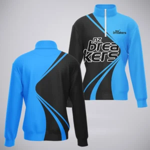 New Zealand Breakers Quarter-Zip Sweatshirt  NBL 2025 For Fan New Zealand Breakers HVN1196NB080525QZ