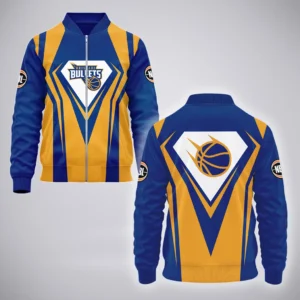 Brisbane Bullets Bomber Jacket  NBL 2025 For Fan Brisbane Bullets HVN1197BB080525BOB