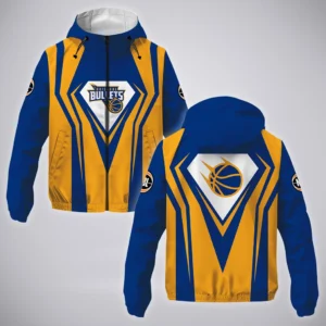 Brisbane Bullets Windbreaker Jacket  NBL 2025 For Fan Brisbane Bullets HVN1197BB080525WB
