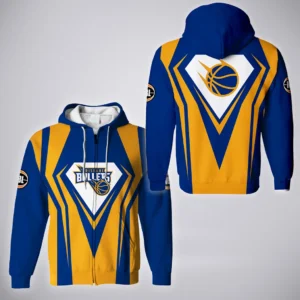 Brisbane Bullets Zipper Hoodie  NBL 2025 For Fan Brisbane Bullets HVN1197BB080525ZHD