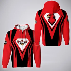 Illawarra Hawks Zipper Hoodie  NBL 2025 For Fan Illawarra Hawks HVN1197IH080525ZHD