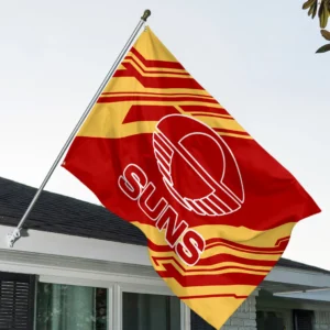 Gold Coast Flags  AFL 2025 For Fan Gold Coast HVN1198GO080525FL