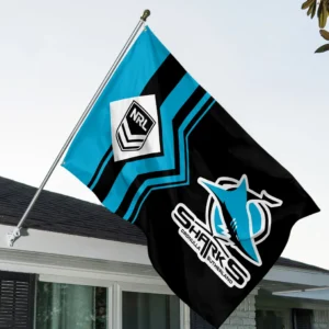 Cronulla-Sutherland Sharks Flags  NRL 2025 For Fan Cronulla-Sutherland Sharks HVN1205CS080625FL