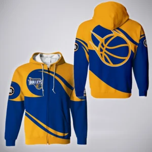 Brisbane Bullets Zipper Hoodie  NBL 2025 For Fan Brisbane Bullets HVN1208BB080625ZHD