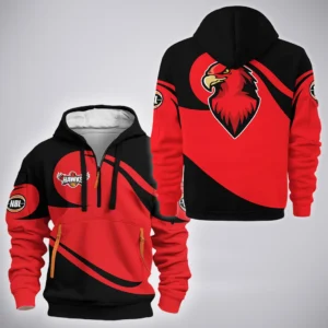 Illawarra Hawks Hoodie Half Zipper  NBL 2025 For Fan Illawarra Hawks HVN1208IH080625HODZ