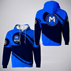 Melbourne United Zipper Hoodie  NBL 2025 For Fan Melbourne United HVN1208MU080625ZHD