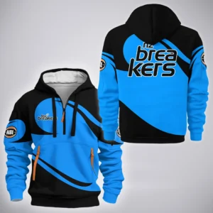 New Zealand Breakers Hoodie Half Zipper  NBL 2025 For Fan New Zealand Breakers HVN1208NB080625HODZ