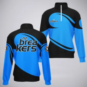 New Zealand Breakers Quarter-Zip Sweatshirt  NBL 2025 For Fan New Zealand Breakers HVN1208NB080625QZ
