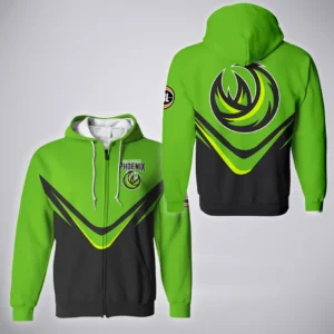 S.E. Melbourne Phoenix Zipper Hoodie  NBL 2025 For Fan S.E. Melbourne Phoenix HVN1210SP080625ZHD