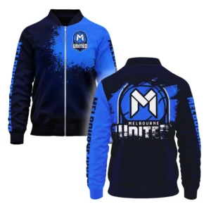 Melbourne United Bomber Jacket  NBL 2025 For Fan Melbourne United HVN1211MU080825BOB