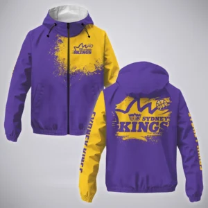 Sydney Kings Windbreaker Jacket  NBL 2025 For Fan Sydney Kings HVN1211SK080825WB