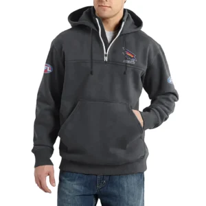 Sport Fan Casual Stand Up Collar Hoodie For Sport Lover HVN1235AD081525 - Dark Gray