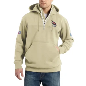 Sport Fan Casual Stand Up Collar Hoodie For Sport Lover HVN1235AD081525 - Off White
