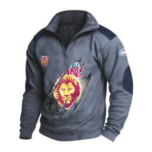 Sport Fan Stand-up Collar Sweatshirt For Sport Lover HVN1235BR081525 - Dark Gray