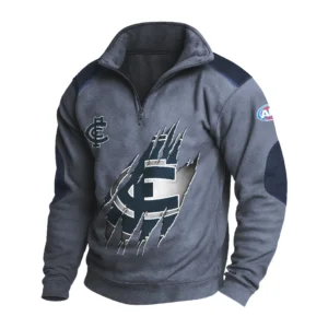 Sport Fan Stand-up Collar Sweatshirt For Sport Lover HVN1235CA081525 - Dark Gray