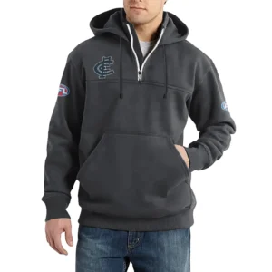 Sport Fan Casual Stand Up Collar Hoodie For Sport Lover HVN1235CA081525 - Dark Gray
