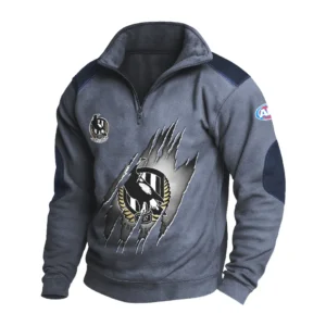 Sport Fan Stand-up Collar Sweatshirt For Sport Lover HVN1235CO081525 - Dark Gray