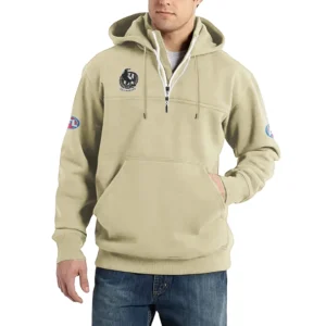Sport Fan Casual Stand Up Collar Hoodie For Sport Lover HVN1235CO081525 - Off White