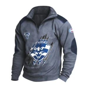 Sport Fan Stand-up Collar Sweatshirt For Sport Lover HVN1235GE081525 - Dark Gray