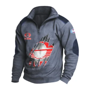 Sport Fan Stand-up Collar Sweatshirt For Sport Lover HVN1235GO081525 - Dark Gray