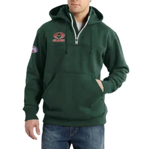 Sport Fan Casual Stand Up Collar Hoodie For Sport Lover HVN1235GO081525 - Dark Green