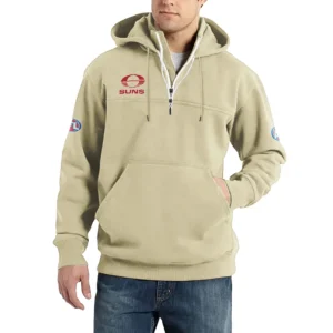 Sport Fan Casual Stand Up Collar Hoodie For Sport Lover HVN1235GO081525 - Off White